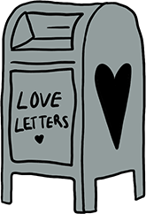 Love Letters mailbox